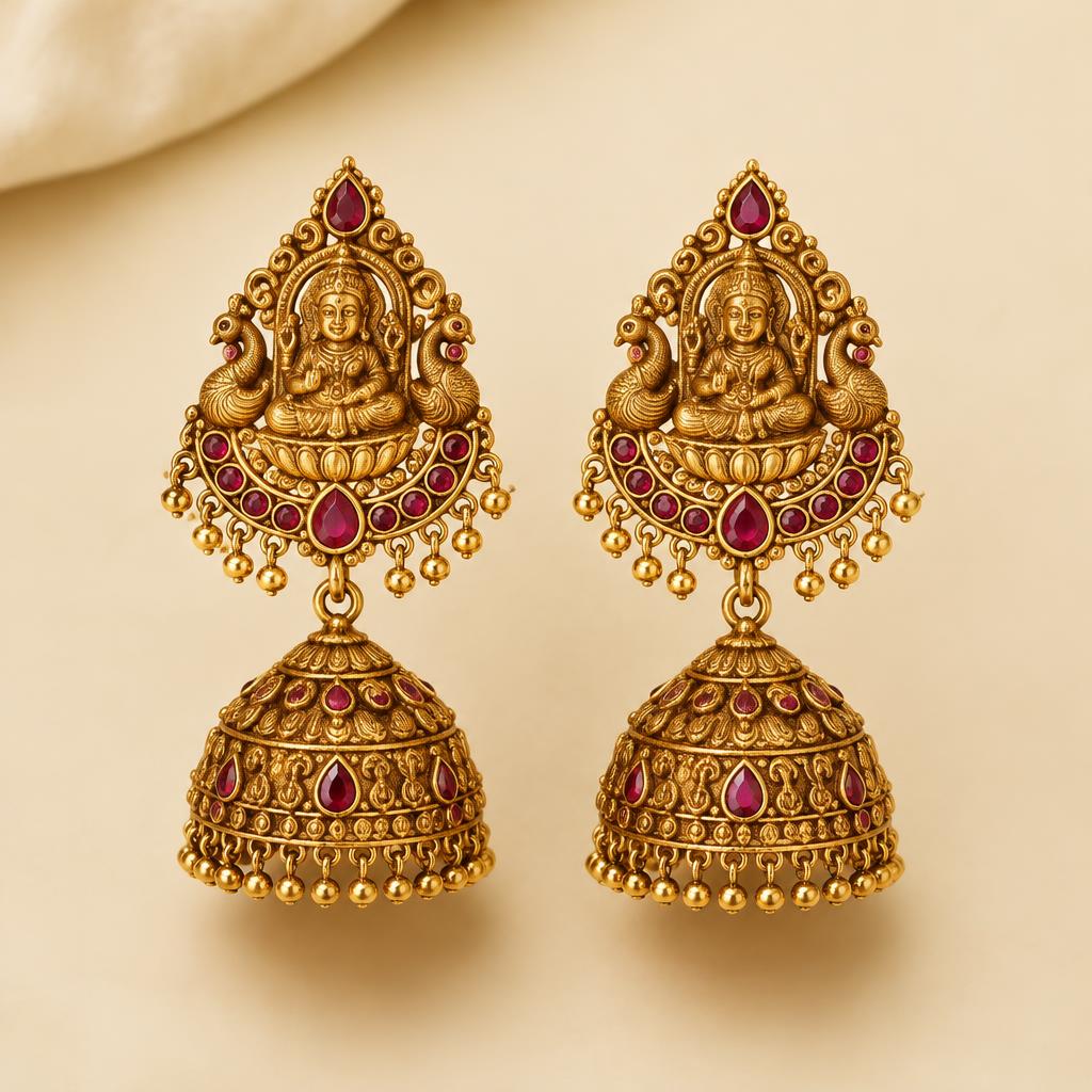 Chandbali Jhumkas